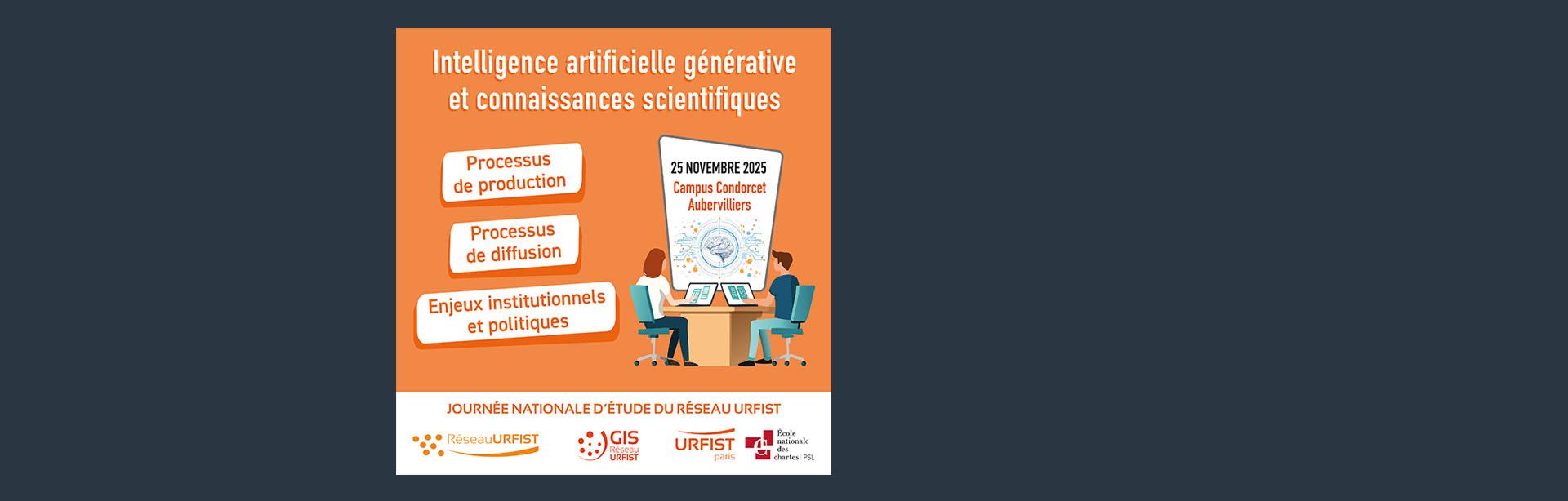 Image représentant l'affiche pour la journée nationale du réseau des Urfist du 25/11/2025